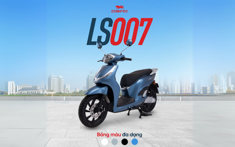Dibao LS007 là một mẫu xe máy điện với thiết kế lấy cảm hứng từ dòng xe ga SH